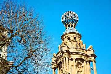 Image showing exterior old architecture in  london europe wall  