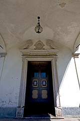 Image showing europe  italy  lombardy      in  the milano old   church distort