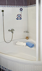 Image showing White bath