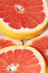 Image showing cut grapefruit