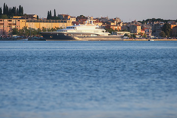 Image showing Yacht anchored in Rovinj