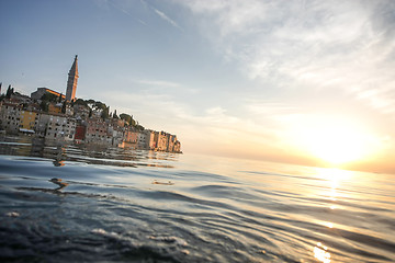 Image showing Rovinj at sunset