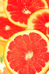 Image showing cut grapefruit