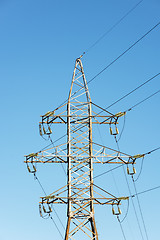 Image showing High voltage power line.