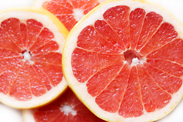 Image showing cut grapefruit