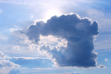 Image showing cloud with unusual shape