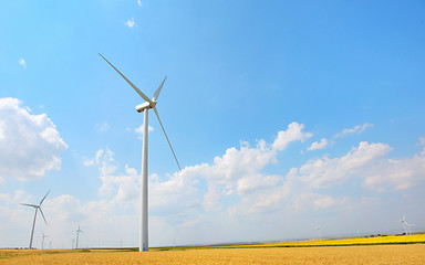 Image showing Wind Turbines