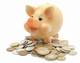 Image showing A piggy bank