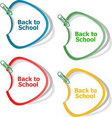 Image showing Back To School education banners