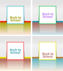 Image showing Back to school word, education concept