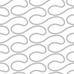 Image showing Seamless Grey pattern on a white background