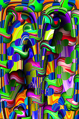 Image showing Abstract 3d background