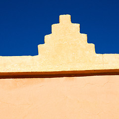 Image showing moroccan old wall and brick in antique city