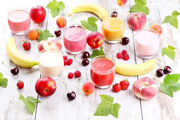 Image showing fruity smoothie