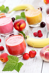 Image showing fruity smoothie