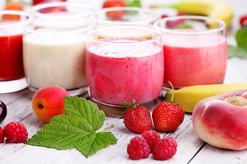 Image showing fruity smoothie