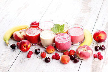 Image showing fruity smoothie