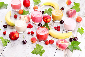 Image showing fruity smoothie