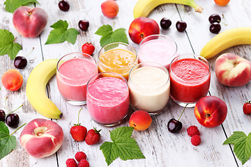 Image showing fruity smoothie