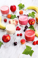 Image showing fruity smoothie