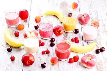 Image showing fruity smoothie