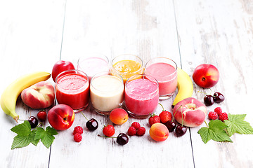 Image showing fruity smoothie