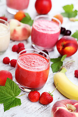 Image showing fruity smoothie