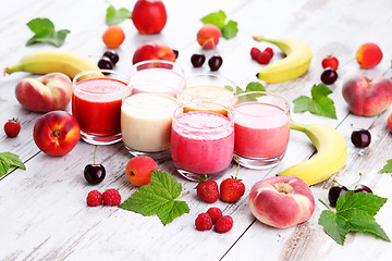 Image showing fruity smoothie