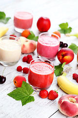 Image showing fruity smoothie