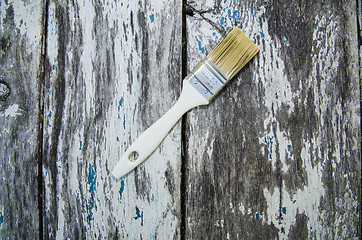 Image showing One paintbrush