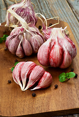 Image showing Pink Garlic