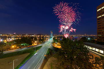 Image showing 4th of July Fireworks Portland Oregon