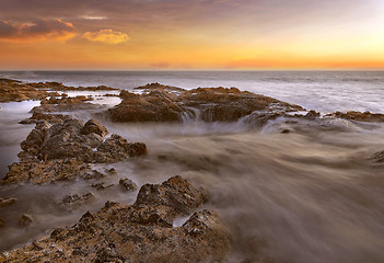 Image showing Thors Well at Oregon Coast