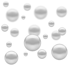 Image showing Set of Molecules Spheres 