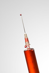 Image showing Glass syringe