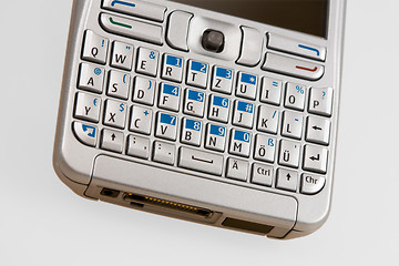 Image showing Mobile phone keyboard.