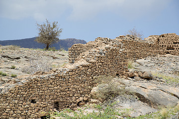 Image showing Ruins in Tanuf Oman