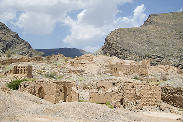 Image showing Ruins in Tanuf Oman