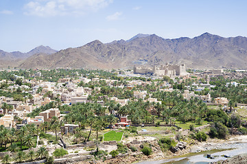 Image showing Cityscape with Fort Bahla