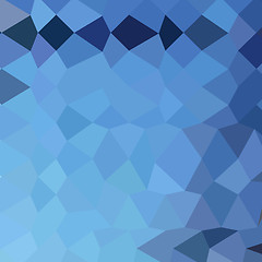 Image showing Blizzard Blue Abstract Low Polygon Background