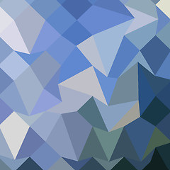 Image showing Carolina Blue Abstract Low Polygon Background