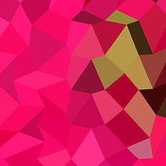 Image showing American Rose Abstract Low Polygon Background