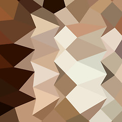 Image showing Burlywood Brown Abstract Low Polygon Background