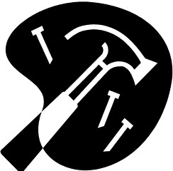 Image showing hammer and nails