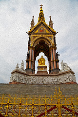 Image showing albert monument in london england kingdome and old construction