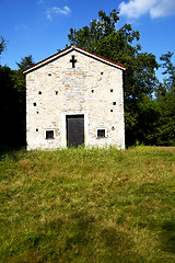 Image showing  italy  lombardy     in  the arsago seprio old   church   closed