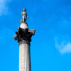 Image showing column in london england old architecture and sky