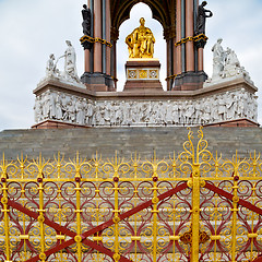 Image showing albert monument in london england kingdome and old construction