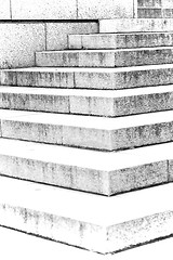 Image showing in london  monument old steps and marble ancien line 