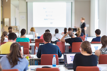 Image showing IT workshop at university.